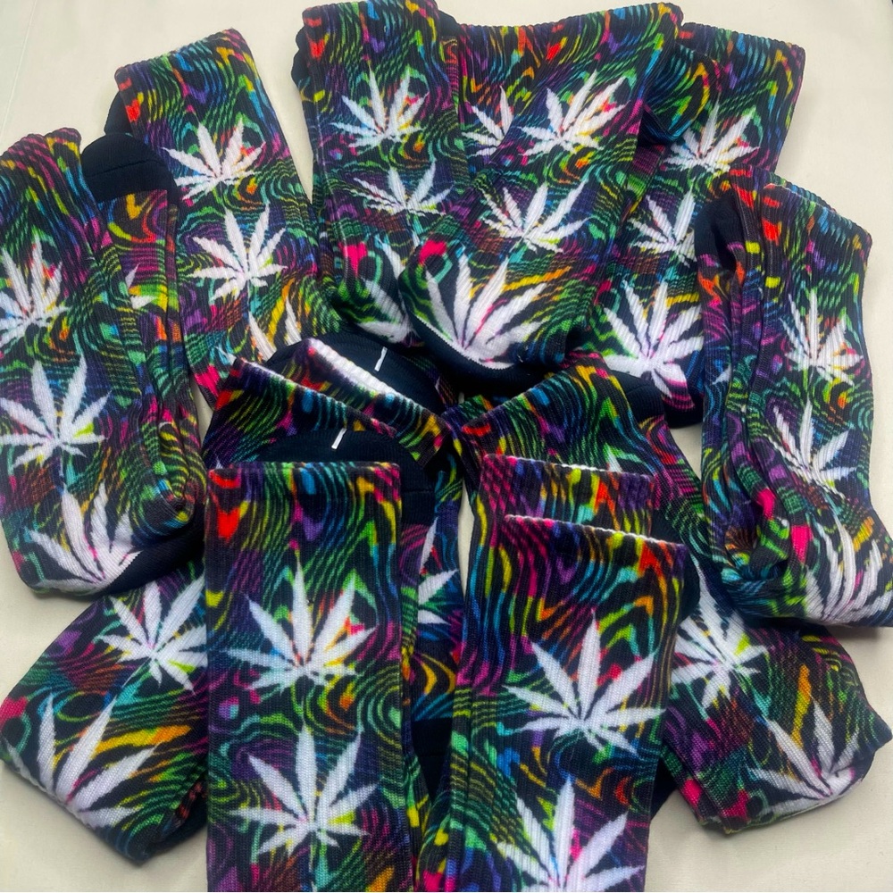 Colorful Huf Plantlife long socks